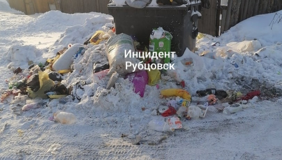 Жители Рубцовска недовольны нечищеными дорогами и полными мусорными баками