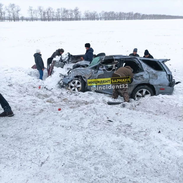 Смертельная авария на трассе Барнаул - Рубцовск