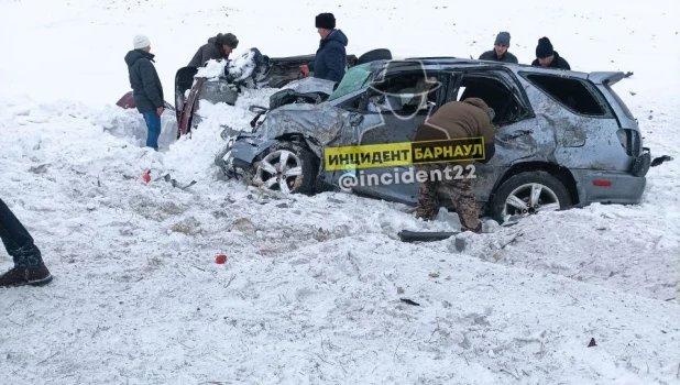 Смертельная авария на трассе Барнаул - Рубцовск