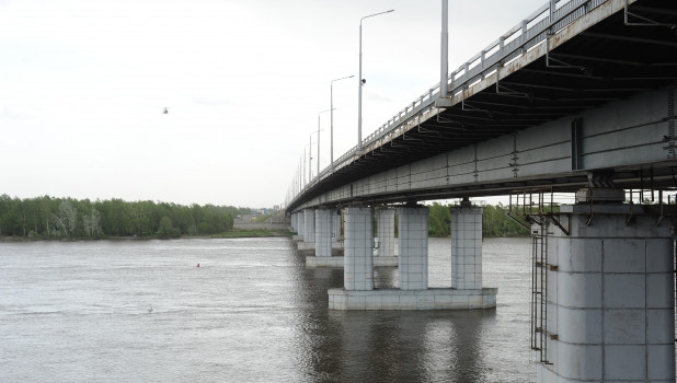 Новый мост, мост в Барнауле.