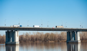 Новый мост, Обь, Барнаул, река Обь.