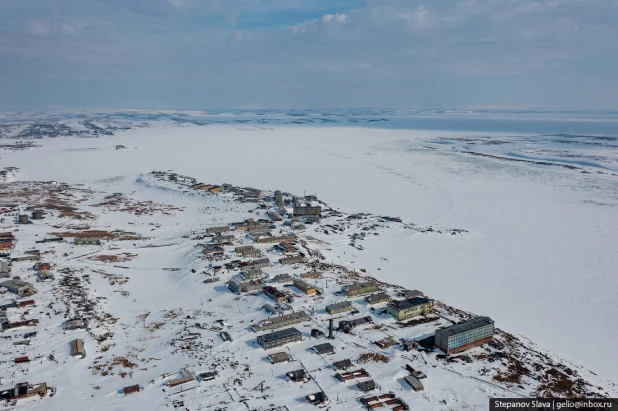 Диксон, самый северный поселок России.