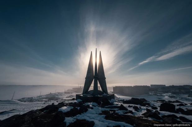 Диксон, самый северный поселок России.