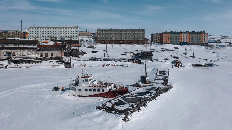 Диксон, самый северный поселок России.