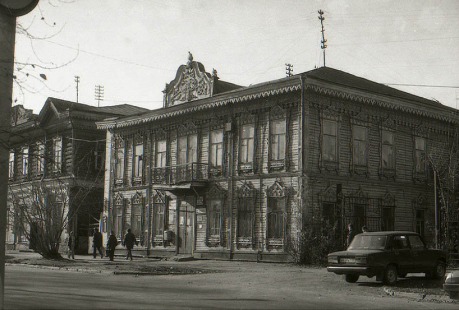 Здание краевого радиокомитета, фото 1970 года. Автор: А. Антошина.
