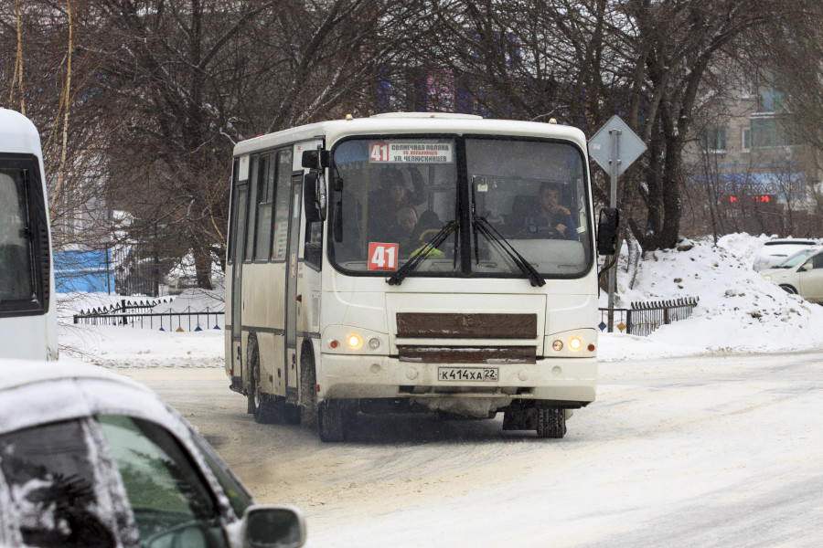 Автобусы в Барнауле, автобус №41. 