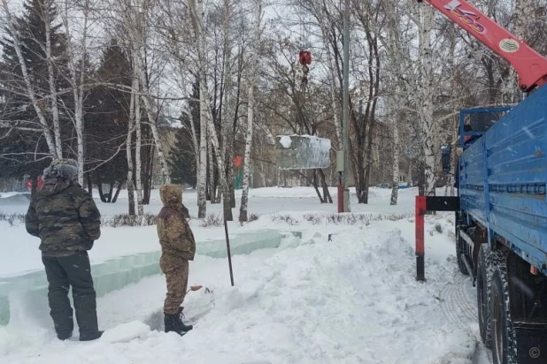 Демонтаж зимних городков