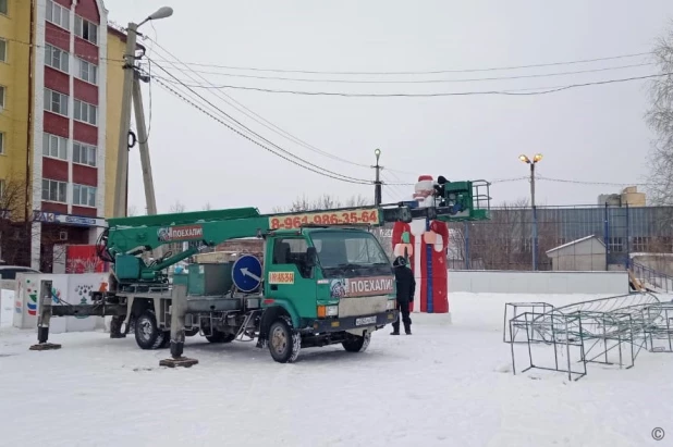 Демонтаж зимних городков