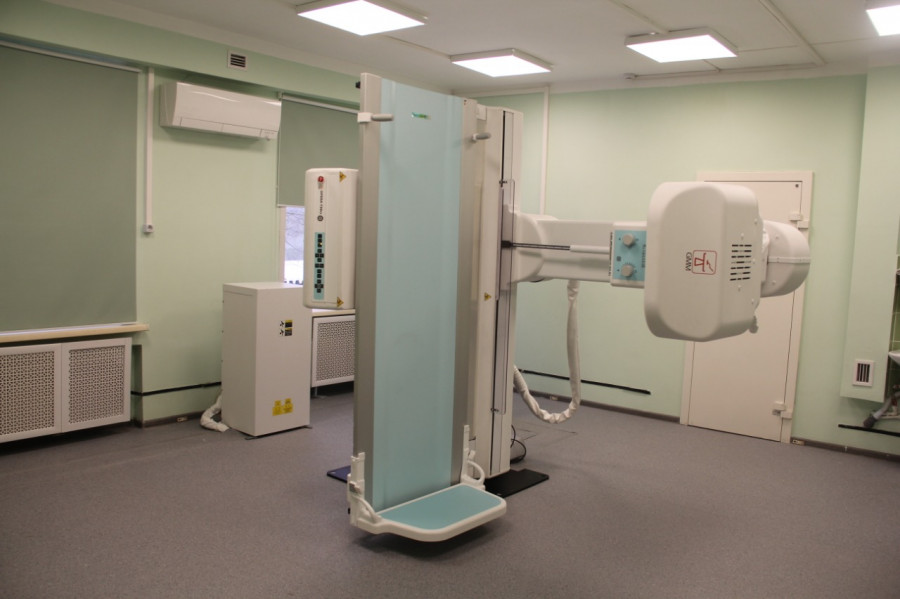 Рентген-установка в поликлинике №7.