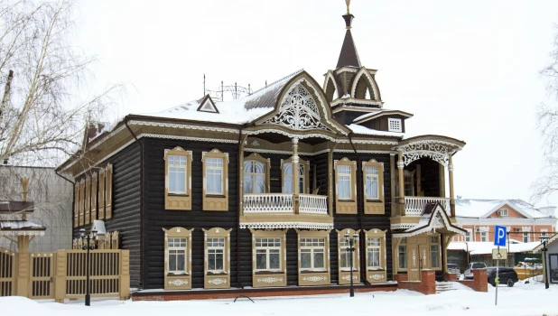 Дом купца Шадрина, "Русский чай". Январь, 2023 год.