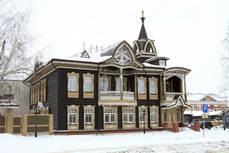 Дом купца Шадрина, &quot;Русский чай&quot;. Январь, 2023 год.