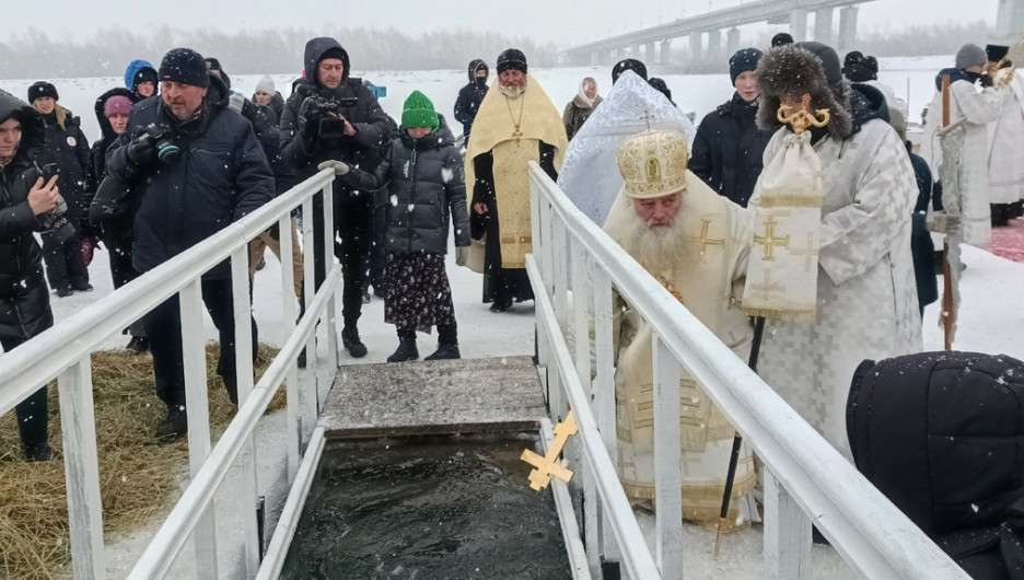 Крещение в Барнауле 19.01.2023.