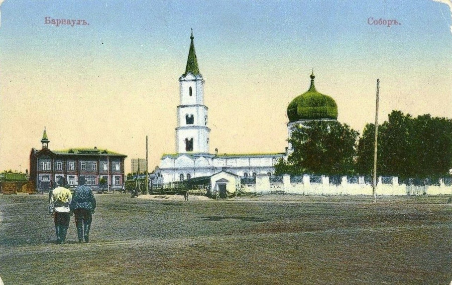 Петропавловский собор Барнаула. Разрушен в 1935 году.
