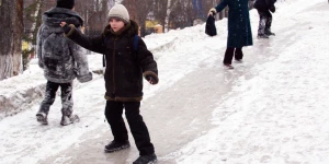 Горка в Барнауле, 2003 год.