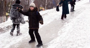 Горка в Барнауле, 2003 год.