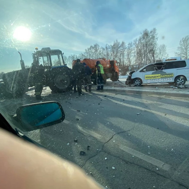 ДТП на трассе Барнаул-Новосибирск 