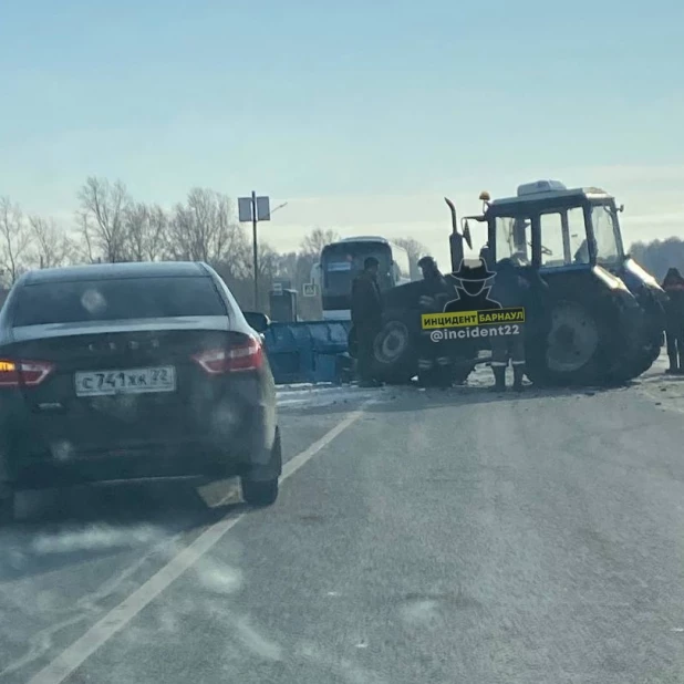 ДТП на трассе Барнаул-Новосибирск 