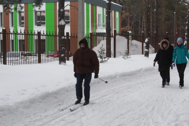 Барнаульцы на Трассе здоровья. 