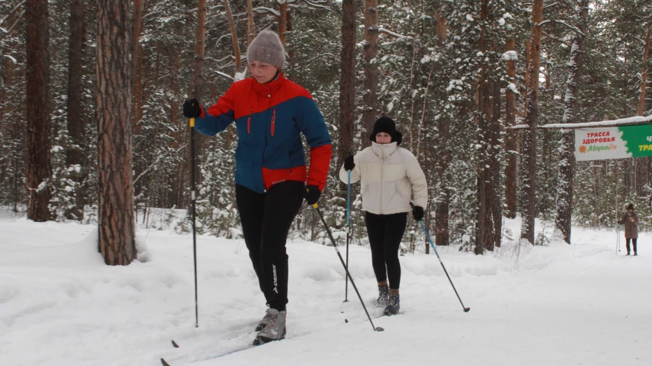 Барнаульцы на Трассе здоровья. 