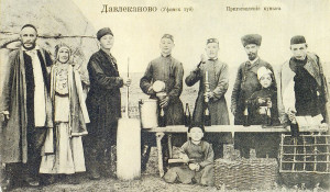Приготовление кумыса в начале ХХ века.