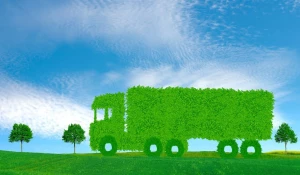 Грузовик, поле.