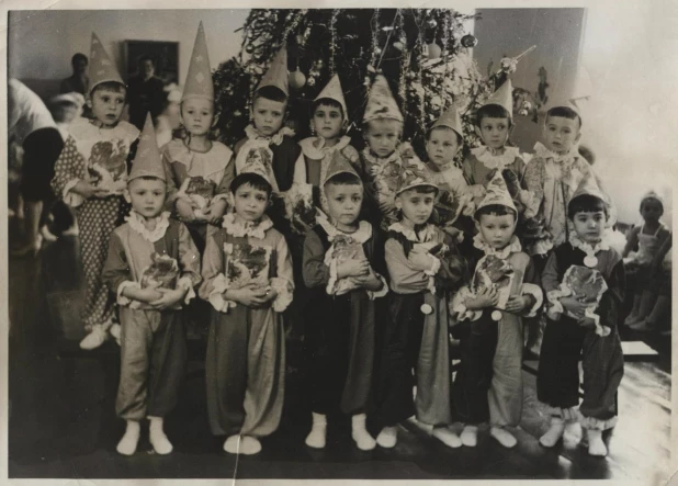 Детский сад в Барнауле, фото 1960 годов. 