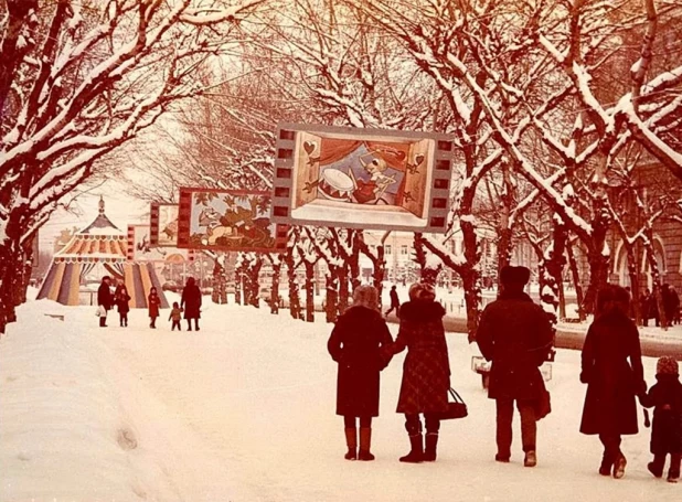 Барнаул, 1980 годы.