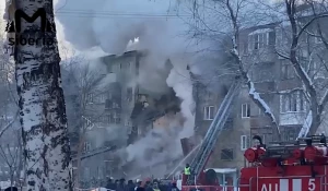 Взрыв газа в Новосибирске. 