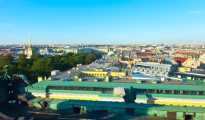 Вид на Санкт-Петербург.