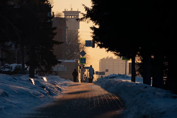 Барнаул в лучах солнца 