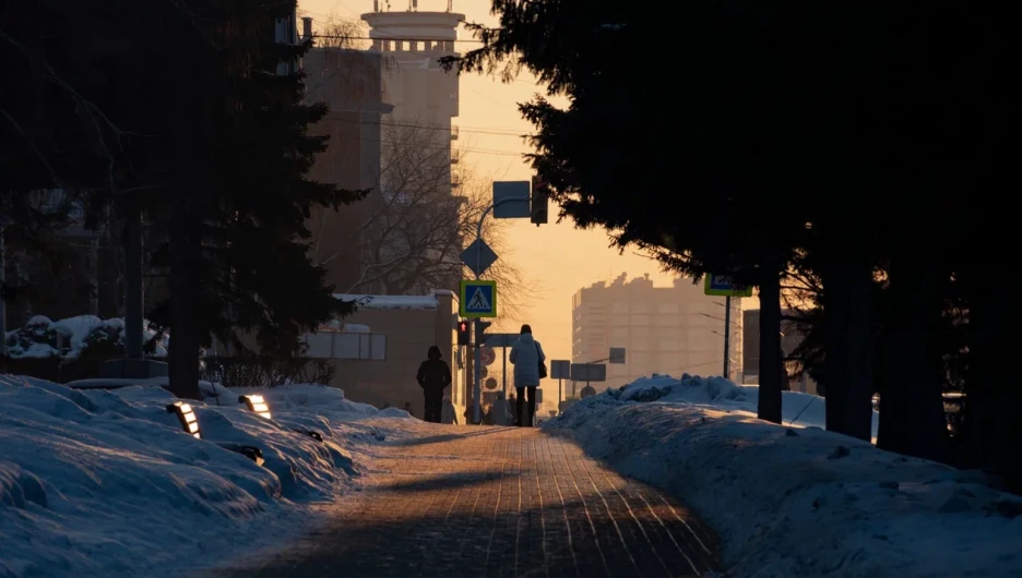 Барнаул в лучах солнца 