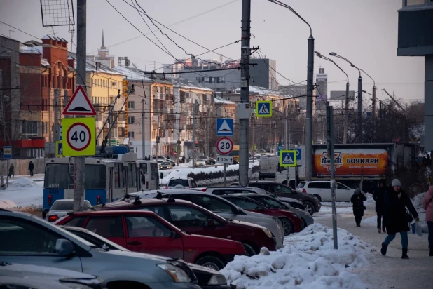 Барнаул в лучах солнца 