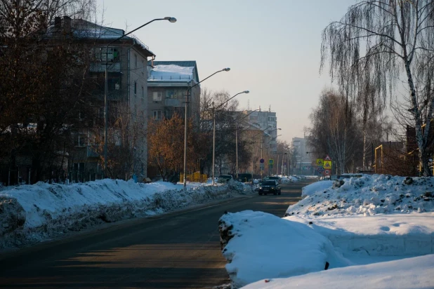 Барнаул в лучах солнца 