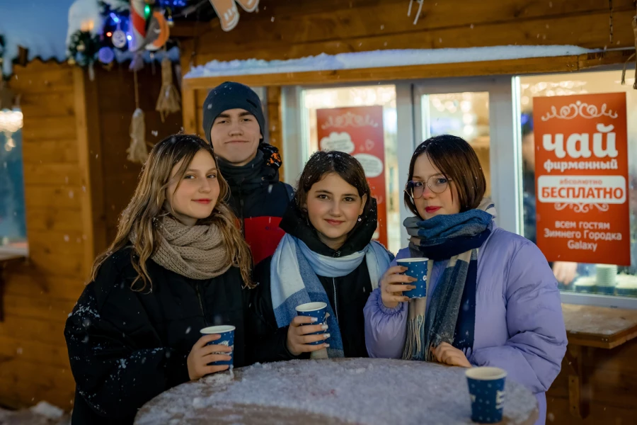 Зимний Городок ТРЦ Galaxy.