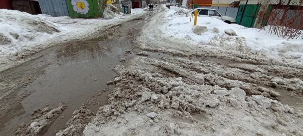 Таяние снега. Гололед.