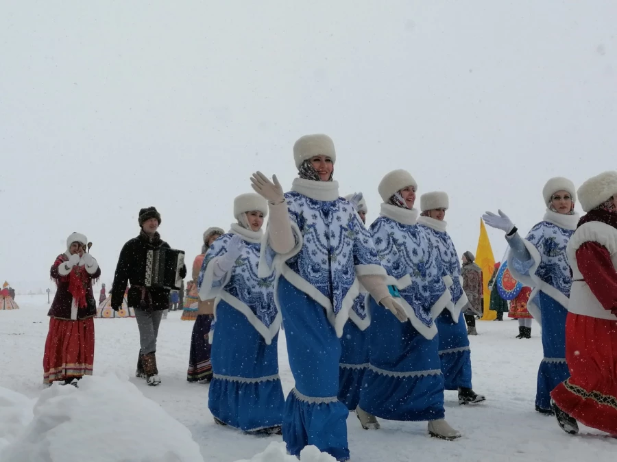 Масленица в Новотырышкино.