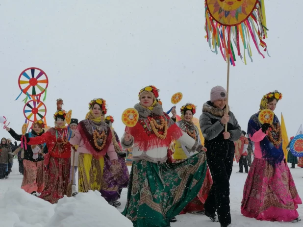 Масленица в Новотырышкино.