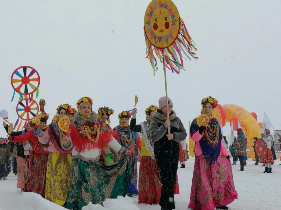 Масленица в Новотырышкино.