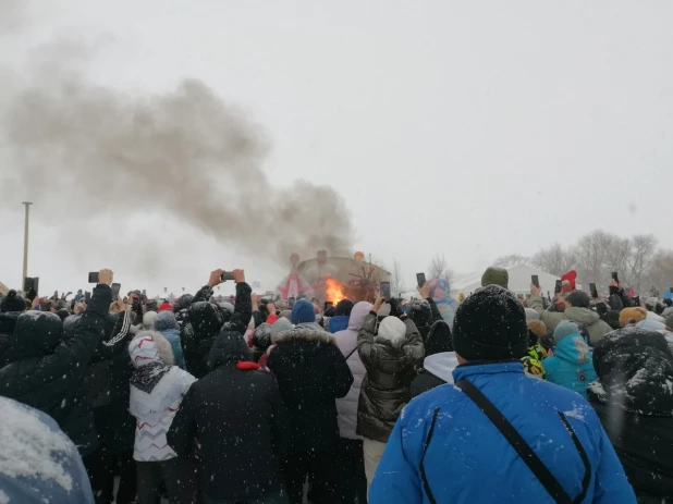 Масленица в Новотырышкино.