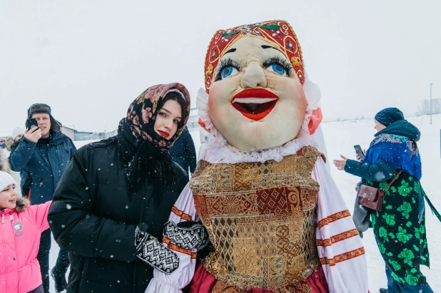 "Сибирская масленица" в Новотырышкино, 2023.