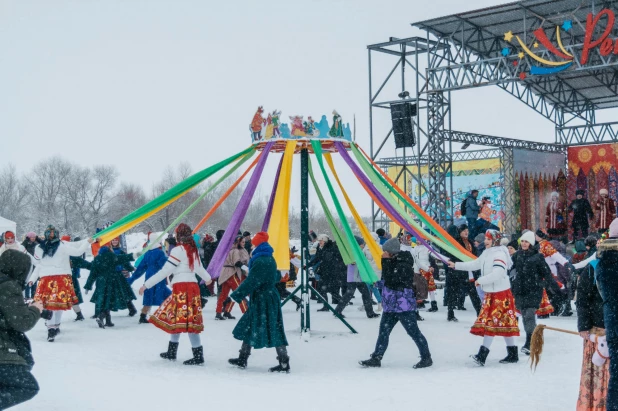 "Сибирская масленица" в Новотырышкино, 2023.