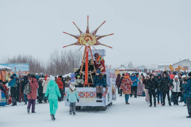 "Сибирская масленица" в Новотырышкино, 2023.