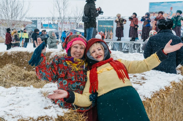 "Сибирская масленица" в Новотырышкино, 2023.