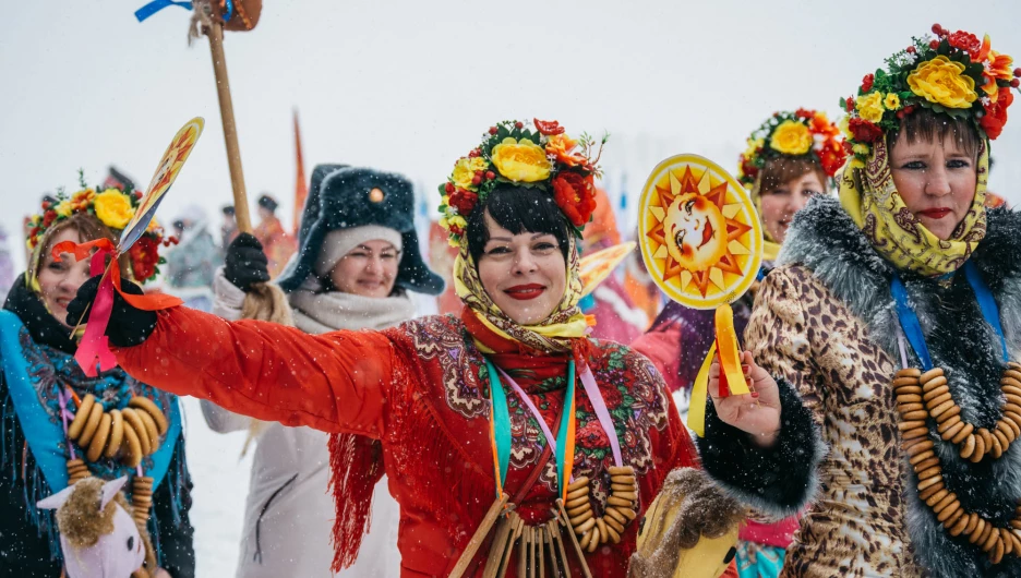 "Сибирская масленица" в Новотырышкино, 2023.