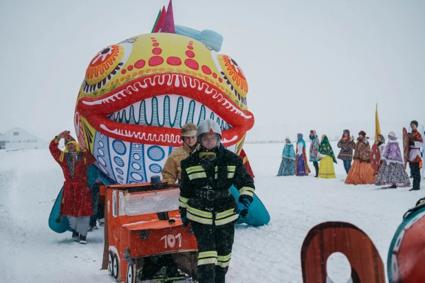 "Сибирская масленица" в Новотырышкино, 2023.