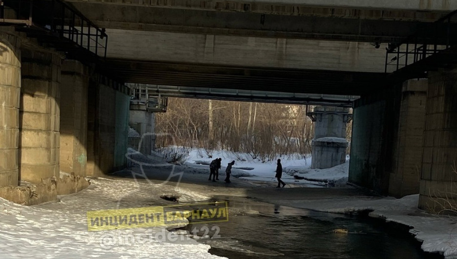 За играющих на замерзшей реке детей беспокоятся жители Алтая