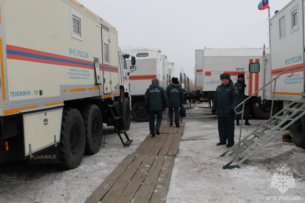 Подготовка к весеннему паводку в Алтайском крае 