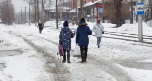 Мартовская оттепель в Барнауле.
