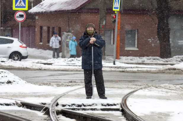 Мартовская оттепель в Барнауле.