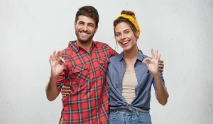 Парень и девушка.